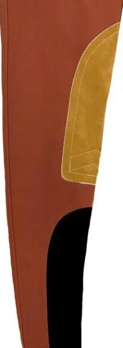 Ladies Trophy Hunter Low Rise Front Zip With Boot Sock -Equestrian Supplies Shop 8827 RUST l