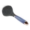 Waldhausen Long Hairbrush With Gel Handle - Black/Rose Gold