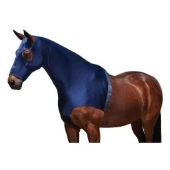 Weatherbeeta Stretch Hood With Zipper - Full - Navy