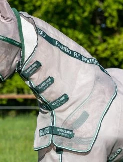 Rambo Flybuster Vamoose® With No-Fly Zone™ (No Fill) - Oatmeal And Sage -Equestrian Supplies Shop AFAR9V B