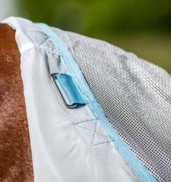 Amigo® AmECO Bug Buster Sheet - Silver And Skyblue -Equestrian Supplies Shop AFRRK0 C