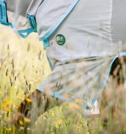 Amigo® AmECO Bug Buster Sheet - Silver And Skyblue -Equestrian Supplies Shop AFRRK0 F