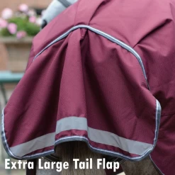 Weatherbeeta ComfiTec Plus Dynamic II Detach-A-Neck Lite- Maroon, Grey And White -Equestrian Supplies Shop ELTF1 1