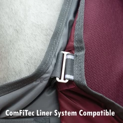 Weatherbeeta ComfiTec Plus Dynamic II Detach-A-Neck Lite- Maroon, Grey And White -Equestrian Supplies Shop LINER1 1