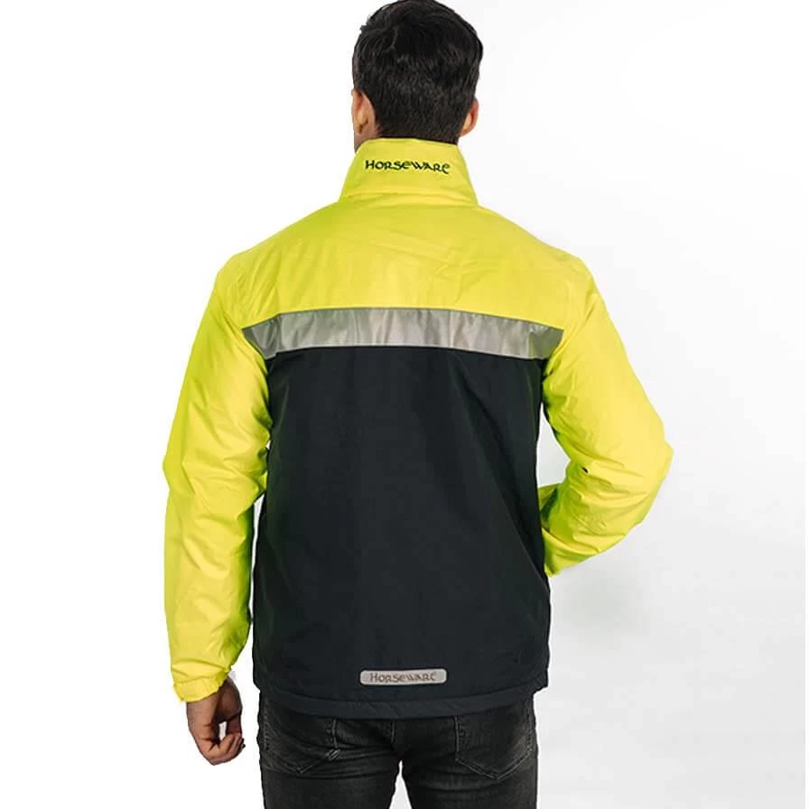 Horseware Corrib Neon Jacket - Yellow 4 Horseware Corrib Neon Jacket - Yellow - Image 4