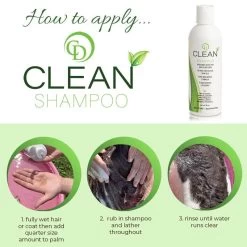CLEAN Shampoo - 8oz - 8oz -Equestrian Supplies Shop cdcs alt4