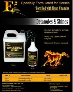 E3 Detangles & Shines - 32 Oz - 32oz