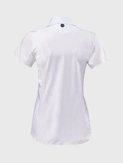 Women's Short Sleeve Show Shirt - White