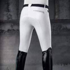 Men's Willow X-Grip Knee Patch Breech -Equestrian Supplies Shop n08429 whiteback