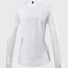 Women's Eqode Long Sleeve Show Shirt - White