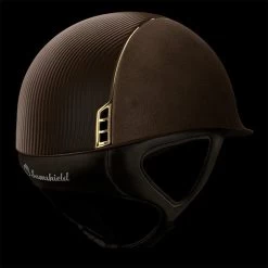 Samshield Premium Helmet Shell - Black/Alcantara/Black Matt -Equestrian Supplies Shop shell premiumbrown